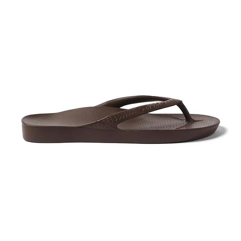 Women's Arch Support Flip Flop Brown