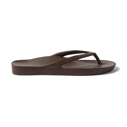 Women's Arch Support Flip Flop Brown