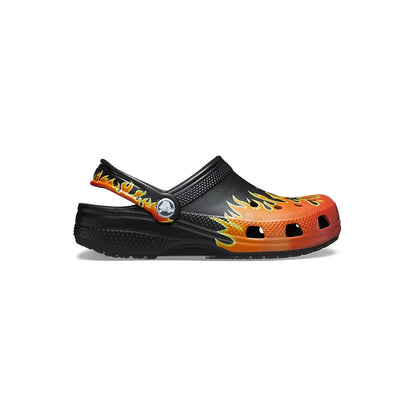 Kid's Preschool Classic Print Clog Flames