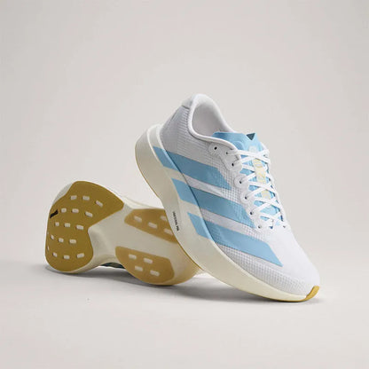 Men's Adizero EVO SL White/Clear Blue/Gold