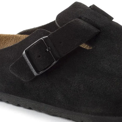 Men's Boston Soft Footbed Black Suede