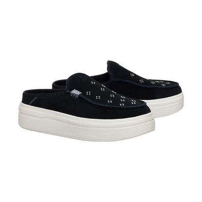 Women's Austin Lift Suede Stud Black