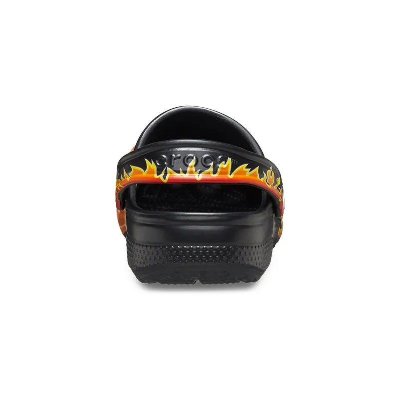 Kid's Preschool Classic Print Clog Flames
