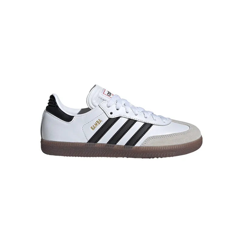 Kid's Grade School Samba White/Black/Red