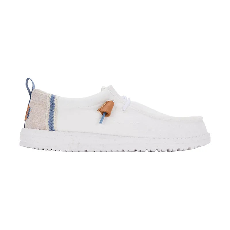 Men's Wally Craft Linen White/Stone Grey