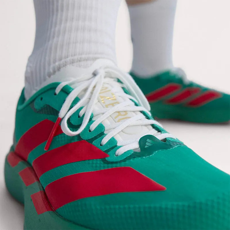 Men's Adizero EVO SL Court Green/Lucid Red