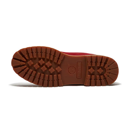 Men's 6" Premium Waterproof Dark Red Nubuck