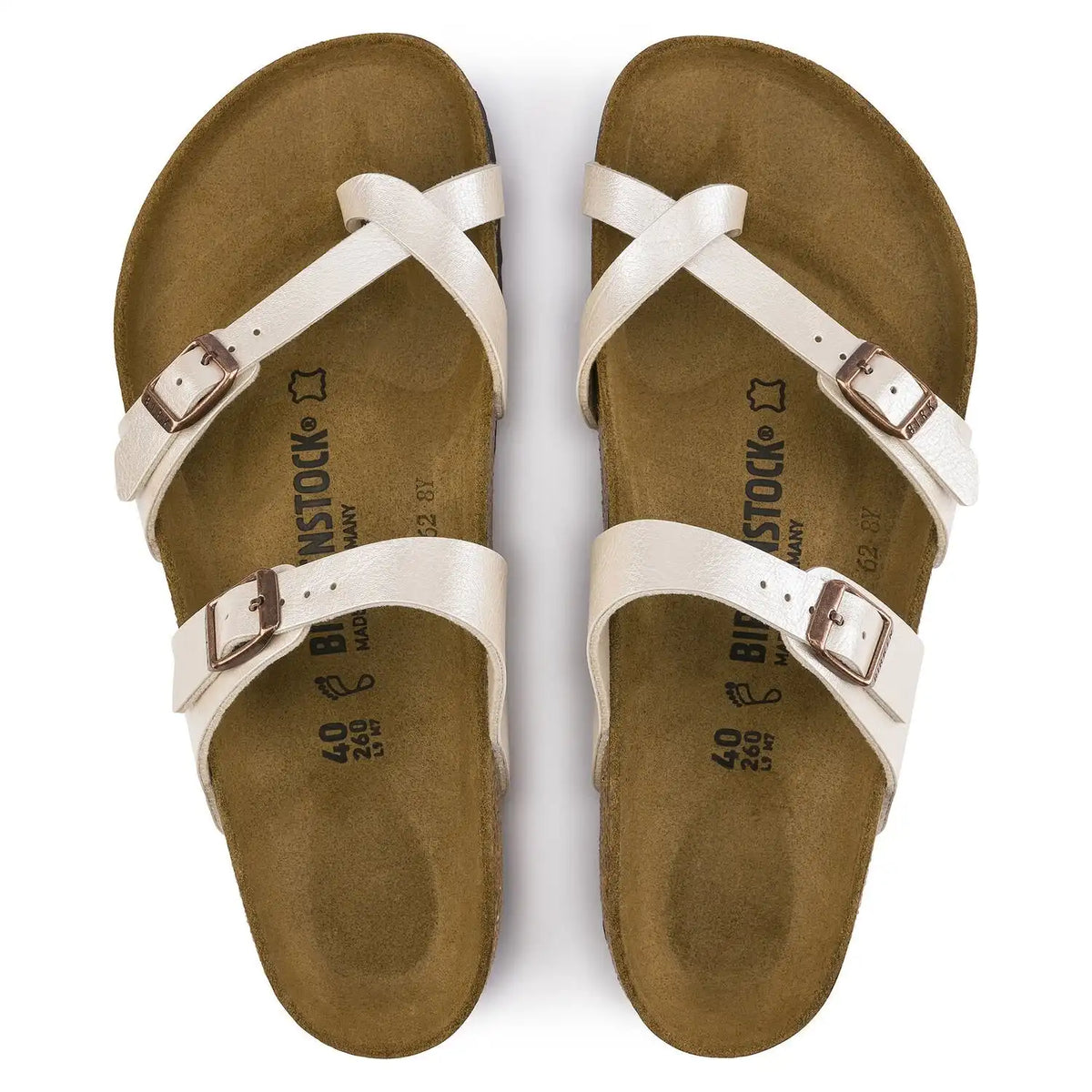Women's Mayari Graceful Pearl White Birko-Flor
