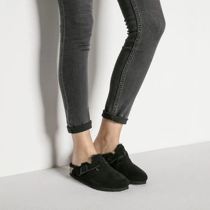 Women's Boston Shearling Black/Black