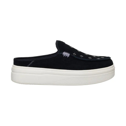 Women's Austin Lift Suede Stud Black