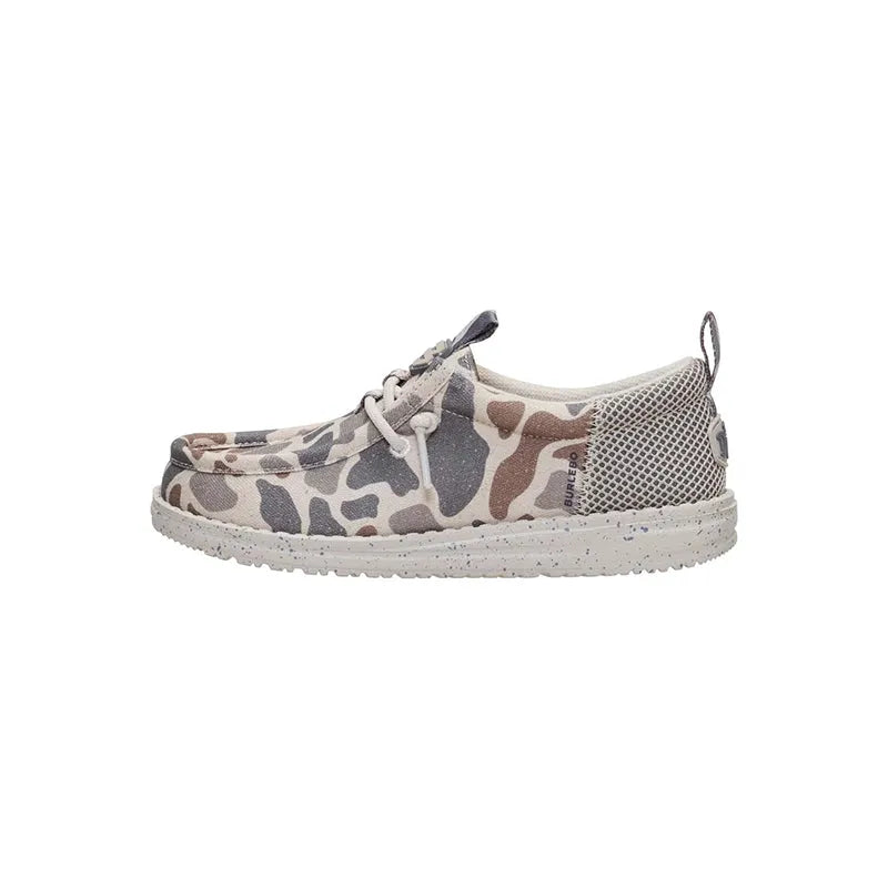 Kid's Preschool Wally Funk Burlebo Taupe/Camo