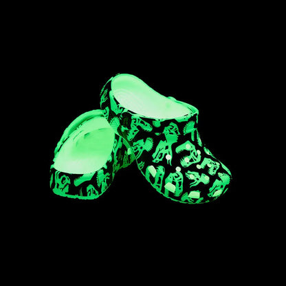 Kid's Toddler Classic Print Clog Glow Dino