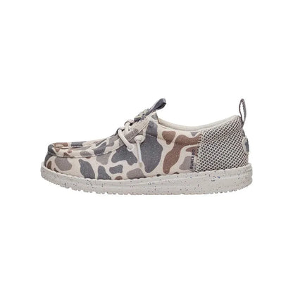 Kid's Grade School Wally Funk Burlebo Taupe/Camo