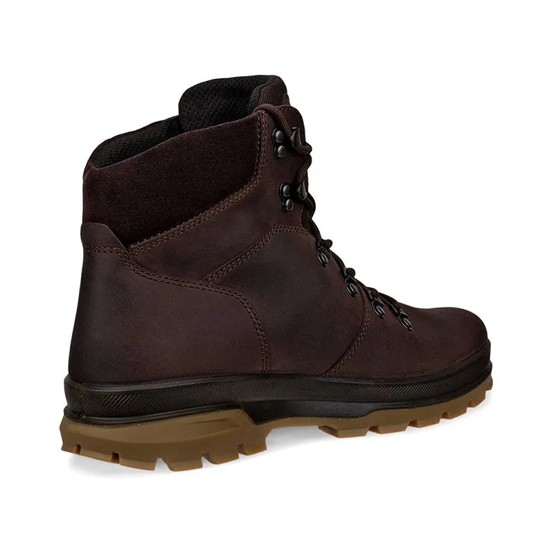 Men's Rugged Track Plain Toe Boot Water-Proof Coffee