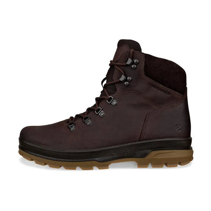 Men's Rugged Track Plain Toe Boot Water-Proof Coffee