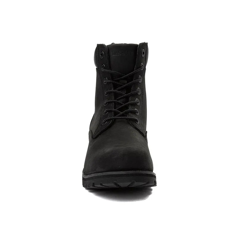 Men's 6" Premium Waterproof Black Nubuck