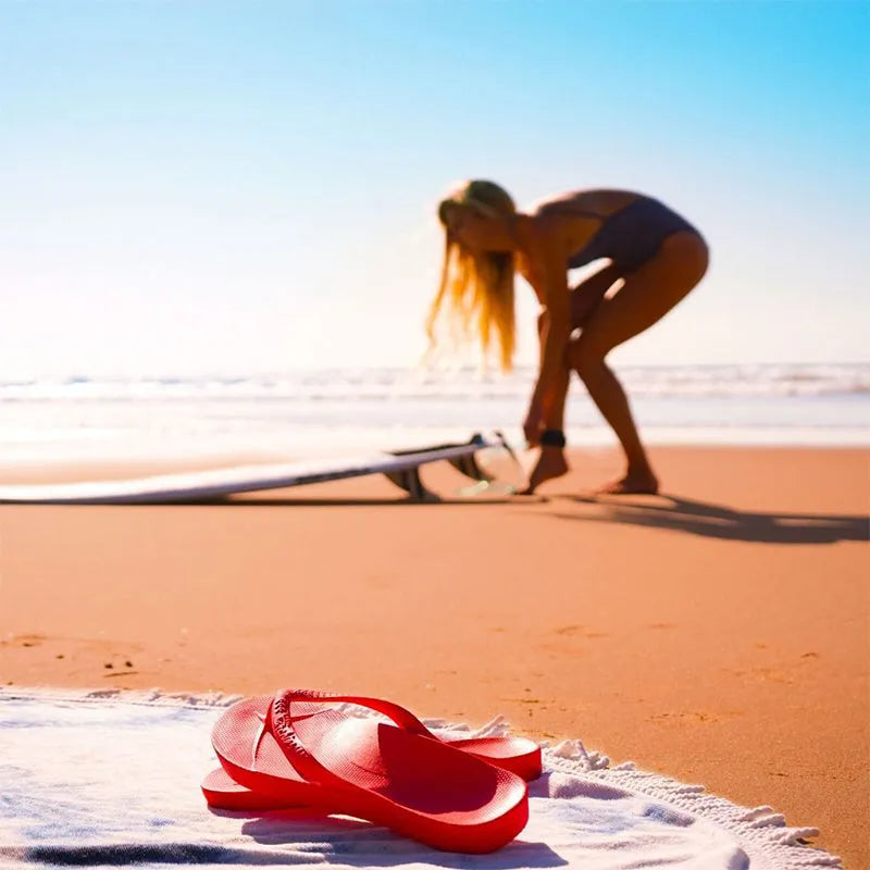 Women's Arch Support Flip Flop Coral