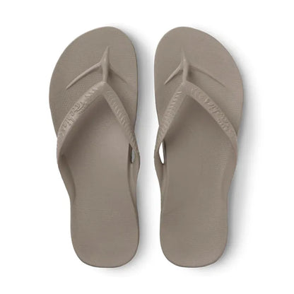 Women's Arch Support Flip Flop Taupe