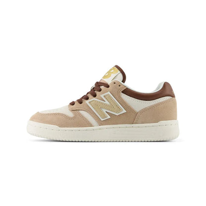Kid's Grade School 480 Flat Taupe/Rich Oak
