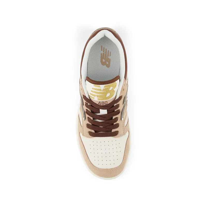 Kid's Grade School 480 Flat Taupe/Rich Oak
