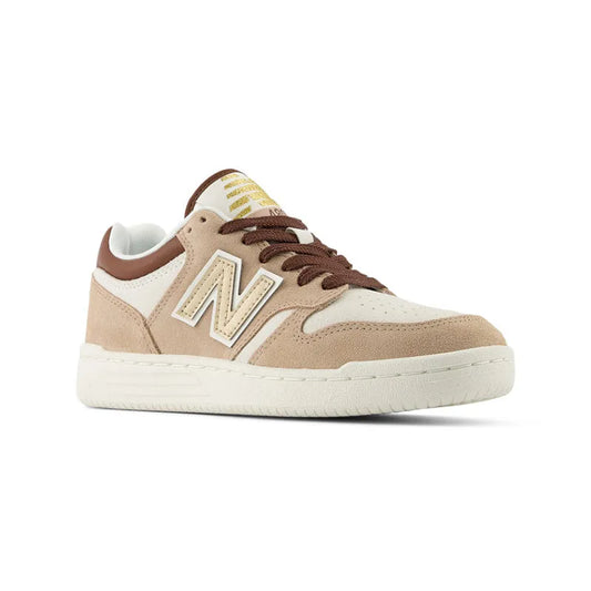 Kid's Grade School 480 Flat Taupe/Rich Oak