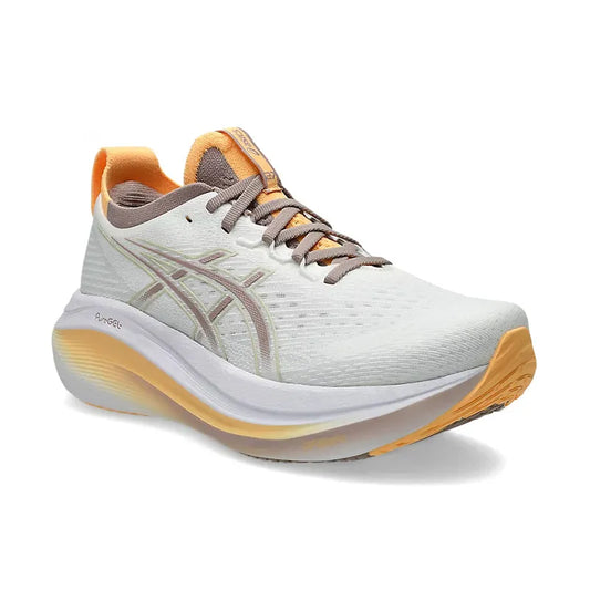 Women's Gel-Nimbus 27 White/Fawn