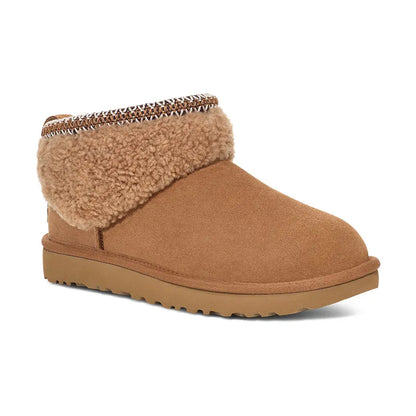 Women's Classic Ultra Mini Maxi Curly Chestnut