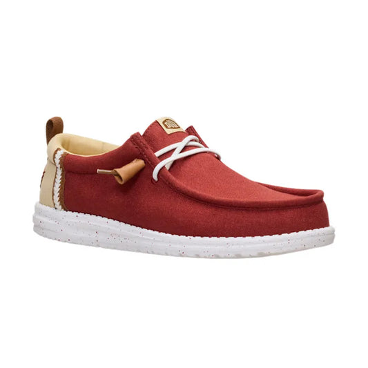 Men's Wally Craft Linen Burnt Red/Multi