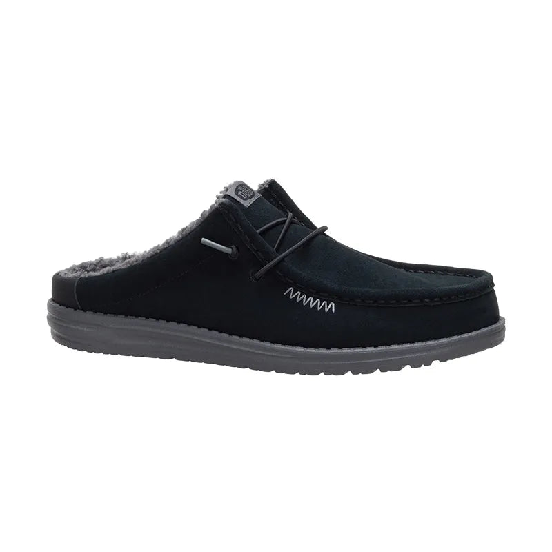 Men's Wally Slip Warmth Black/Smoke Grey