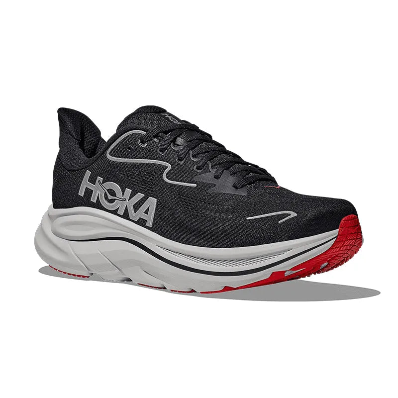 Men's Clifton 10 Black/Silver