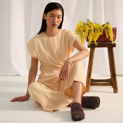 Women's Naples Wrapped Narrow Carafe Suede