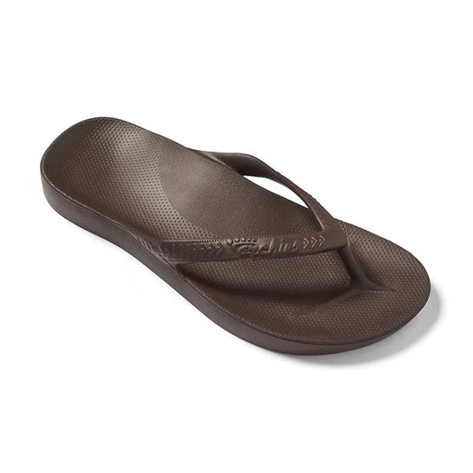 Women's Arch Support Flip Flop Brown