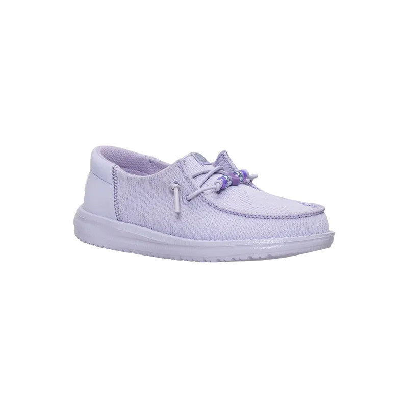 Kid's Grade School Wendy Funk Shoelry Thistle Purple