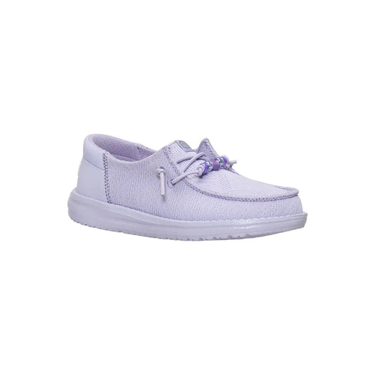 Kid's Grade School Wendy Funk Shoelry Thistle Purple