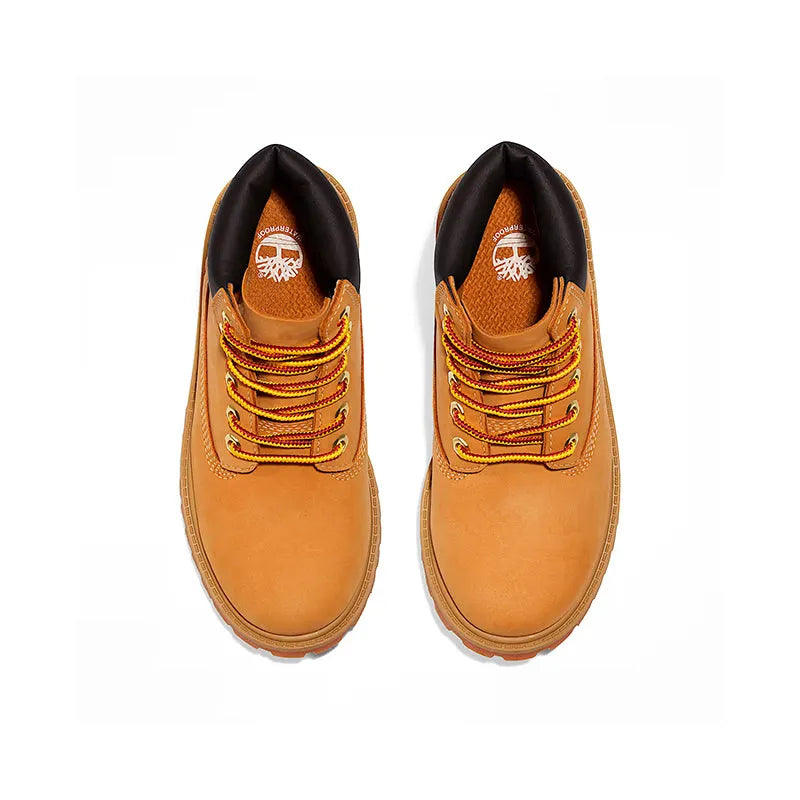 Kid's Preschool 6" Premium Waterproof Wheat Nubuck