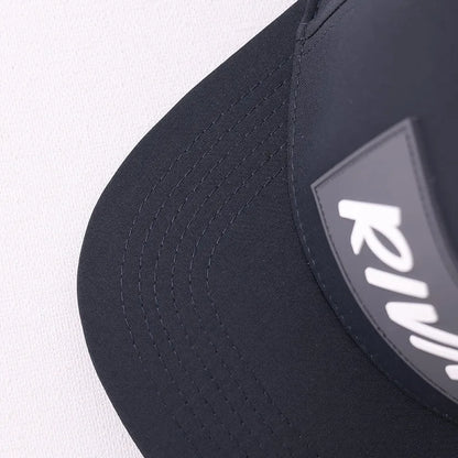 My Perforated Snapback Hat Black