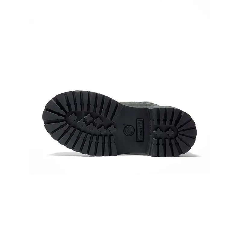 Kid's Preschool 6" Premium Waterproof Black Nubuck
