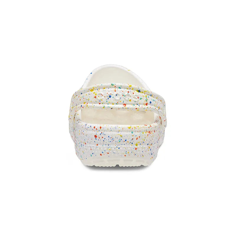 Kid's Preschool Classic Print Splatter Clog White/Multi
